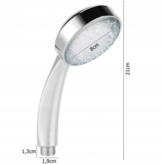 Słuchawka prysznicowa LED multikolor