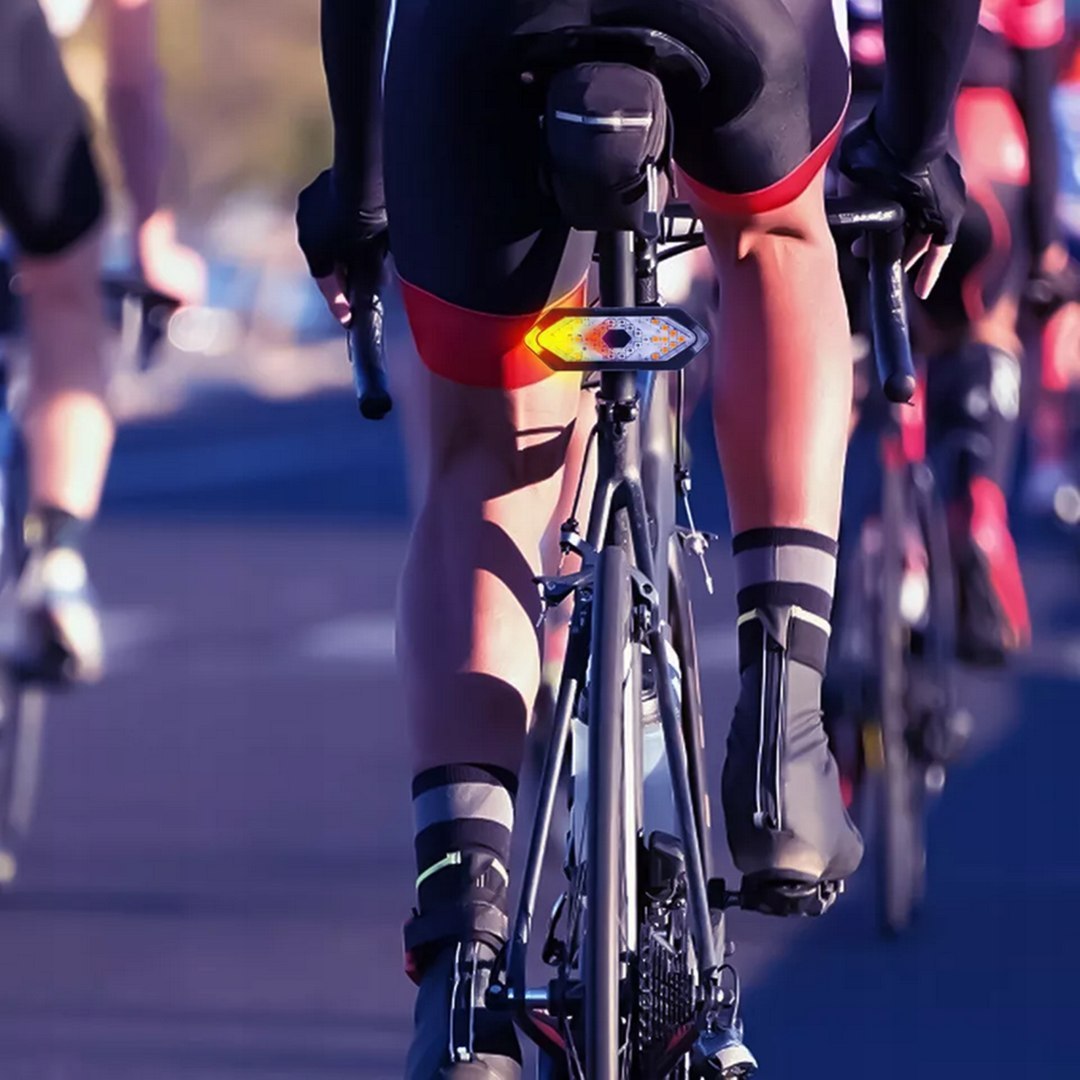 Kierunkowskazy LED na rower i hulajnogę z pilotem