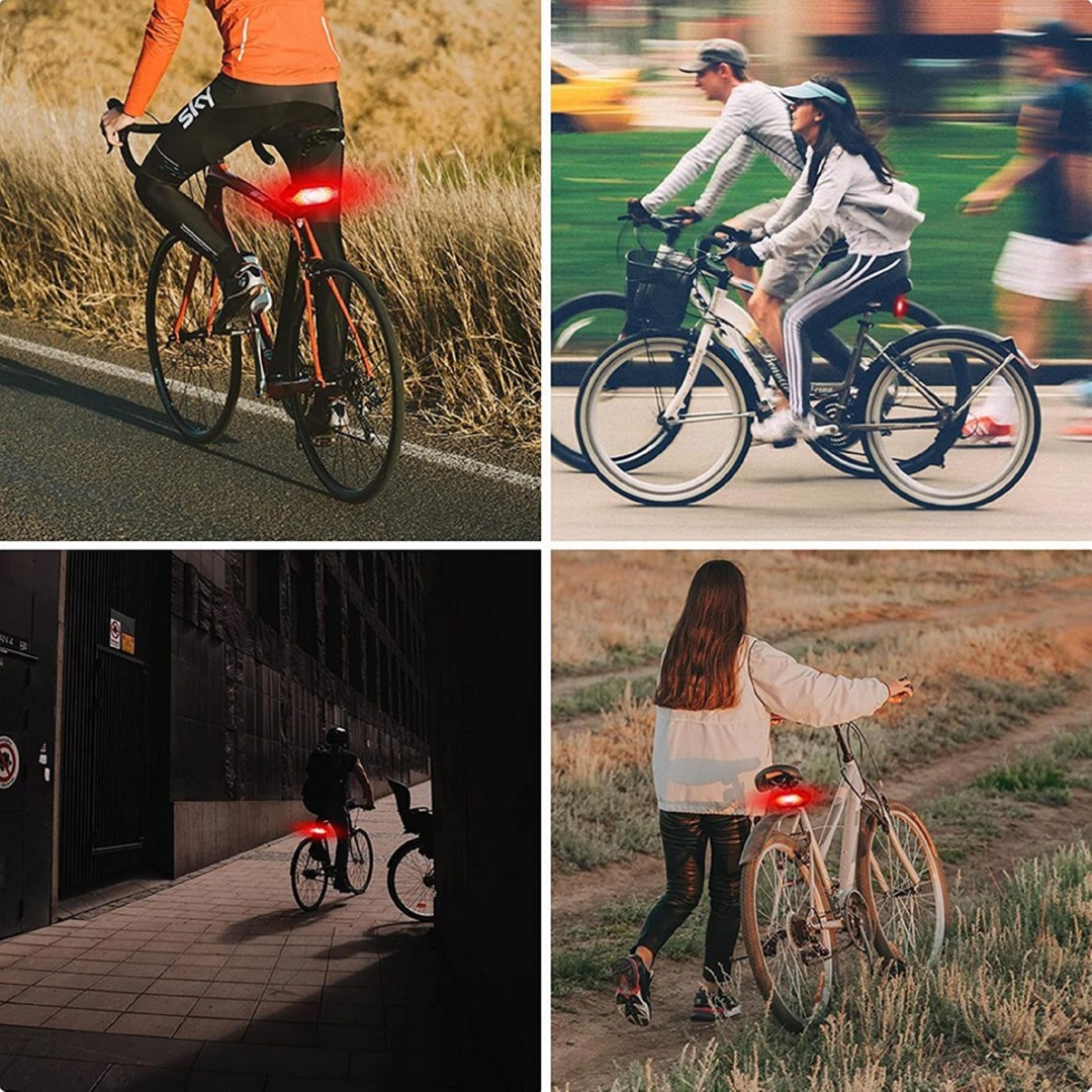 Kierunkowskazy LED na rower i hulajnogę z pilotem