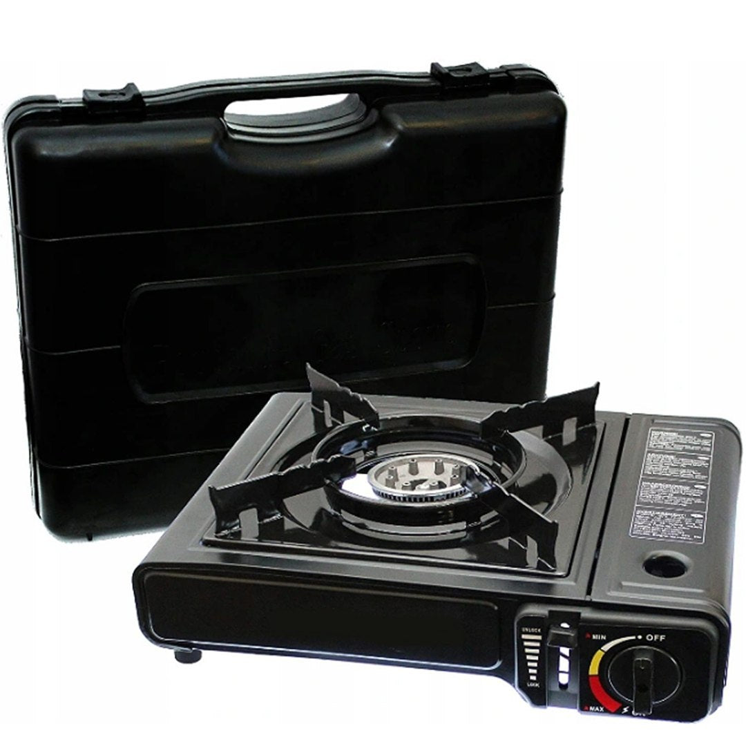 Kuchenka turystyczna gazowa 2w1 z walizką