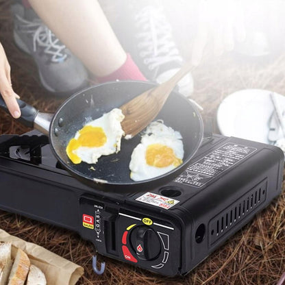 Kuchenka turystyczna gazowa 2w1 z walizką