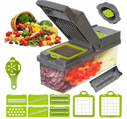 Krajalnica i szatkownica do warzyw i owoców – wielofunkcyjna