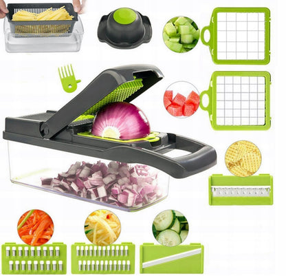 Krajalnica i szatkownica do warzyw i owoców – wielofunkcyjna