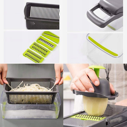 Krajalnica i szatkownica do warzyw i owoców – wielofunkcyjna