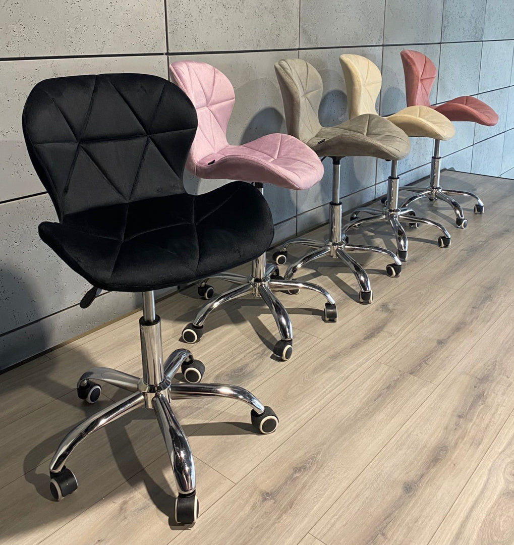 Vasto Office Velvet krzesło obrotowe welurowe