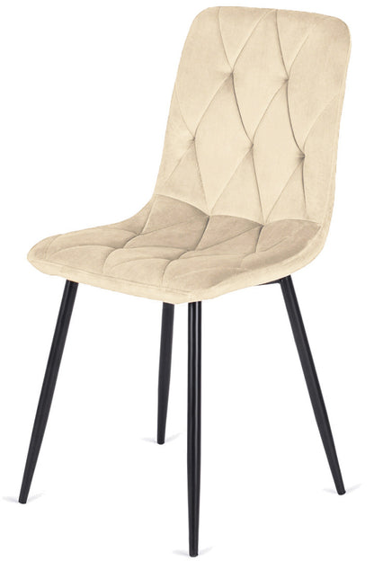 BORGO – nowoczesne krzesło tapicerowane welurem