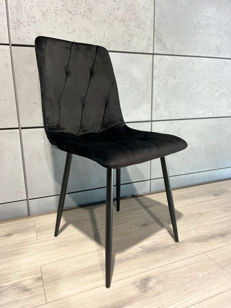 BORGO – nowoczesne krzesło tapicerowane welurem