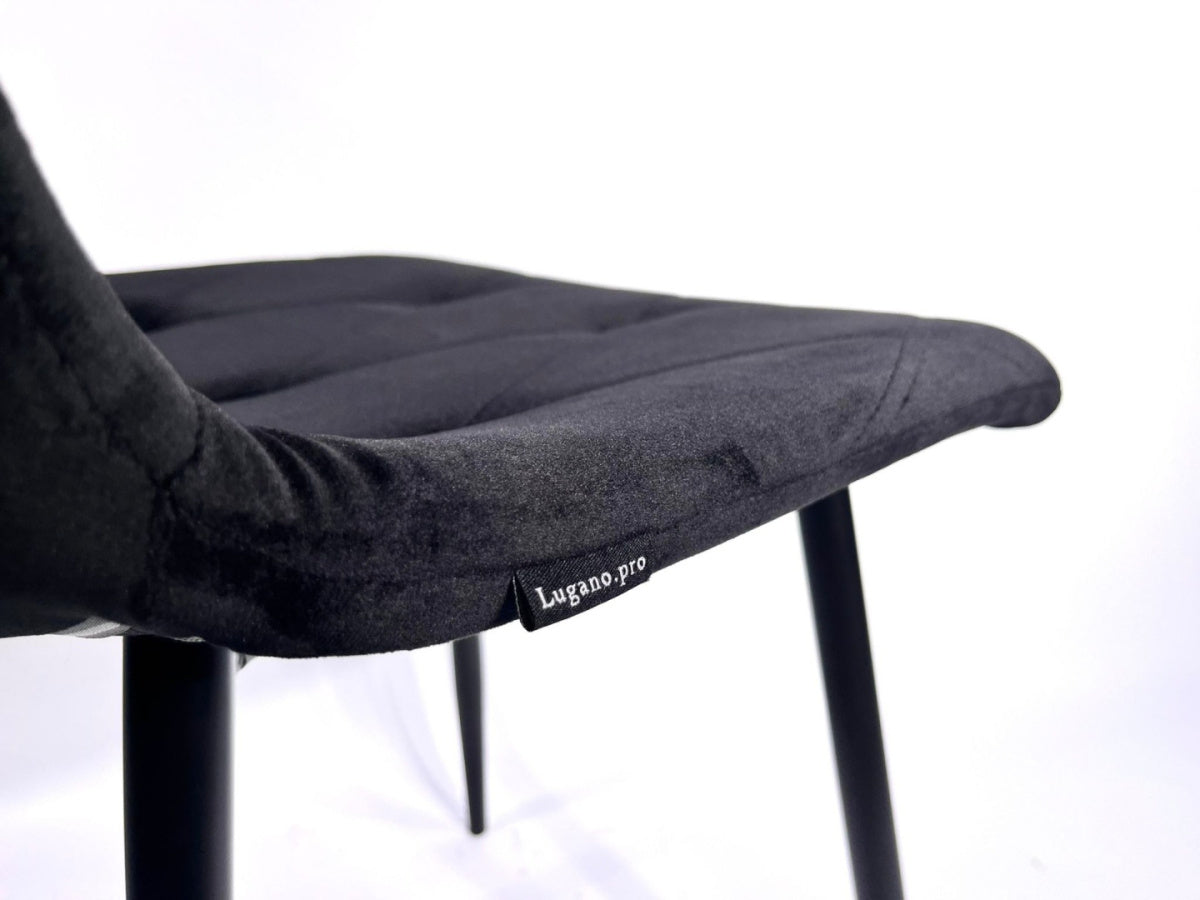 BORGO – nowoczesne krzesło tapicerowane welurem