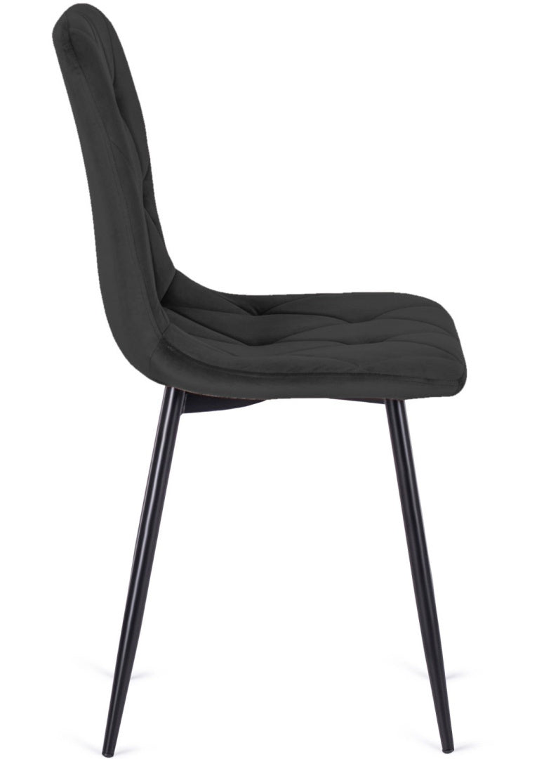 BORGO – nowoczesne krzesło tapicerowane welurem