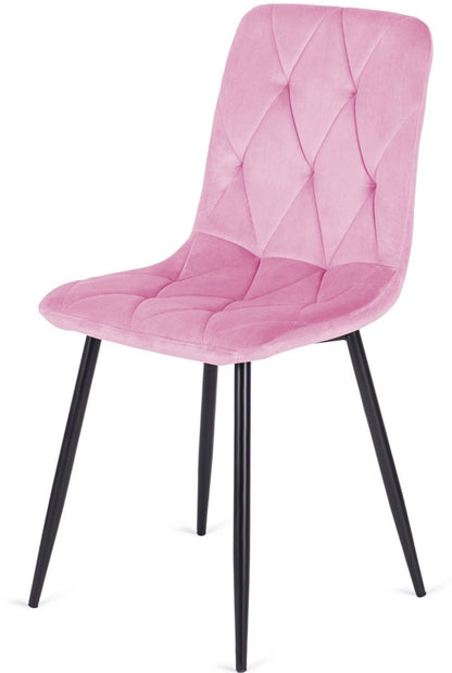 BORGO – nowoczesne krzesło tapicerowane welurem