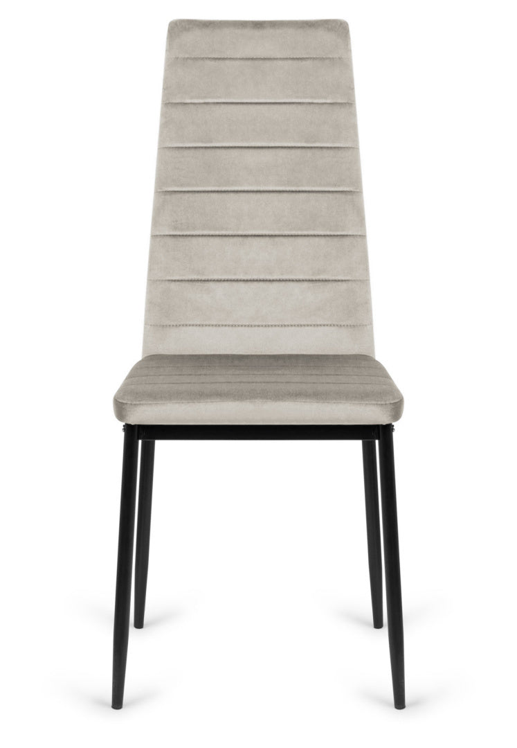 VALVA – nowoczesne krzesło tapicerowane zestaw 4 sztuki