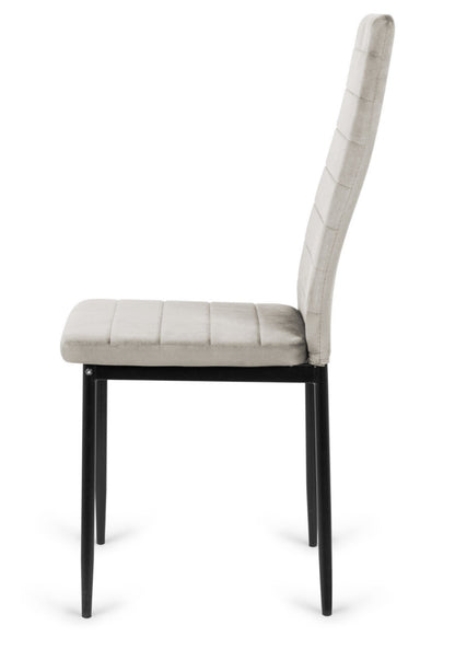 VALVA – nowoczesne krzesło tapicerowane zestaw 4 sztuki