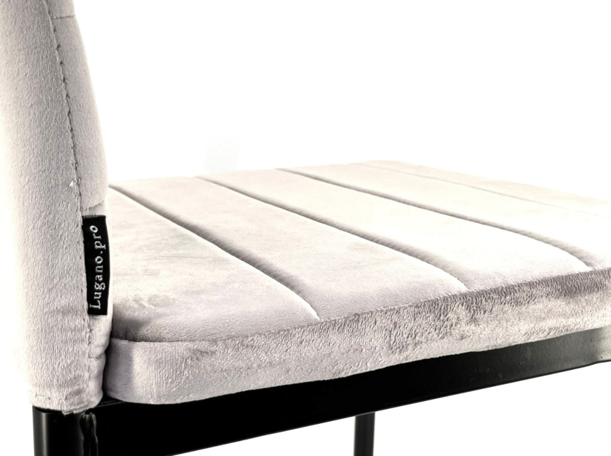 VALVA – nowoczesne krzesło tapicerowane zestaw 4 sztuki