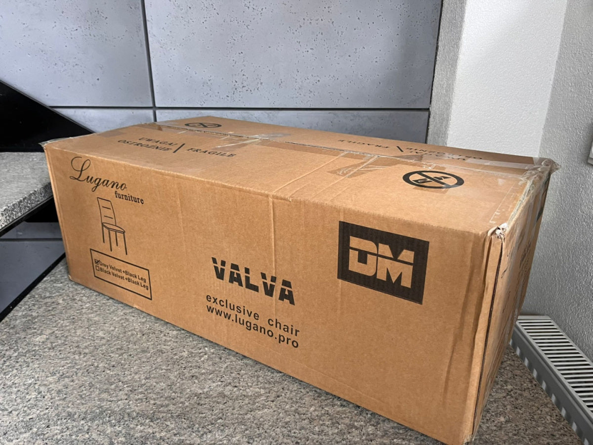 VALVA – nowoczesne krzesło tapicerowane zestaw 4 sztuki