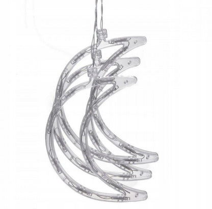 Kurtyna świetlna LED – girlanda księżyce i gwiazdy