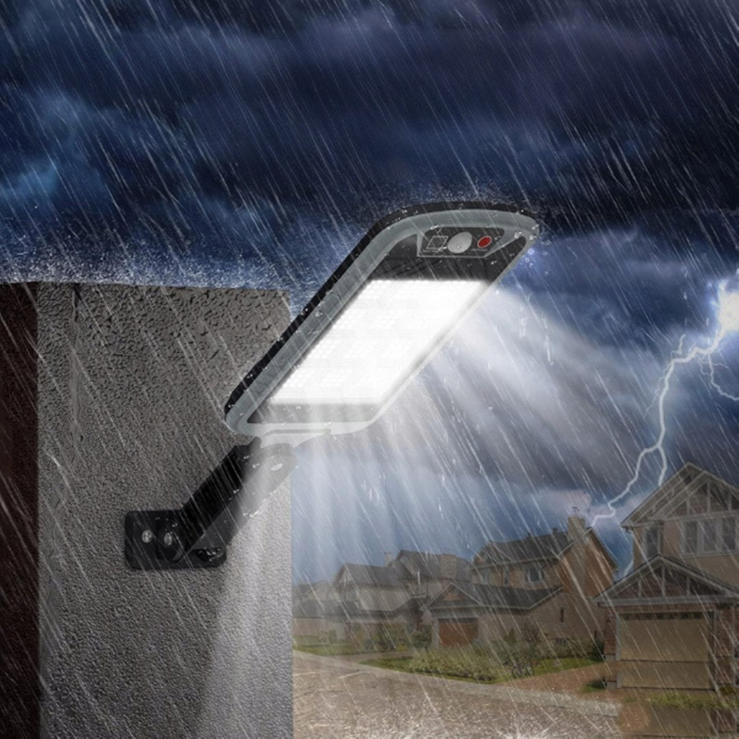 Lampa solarna 400W z czujnikiem zmierzchu i ruchu oraz pilotem