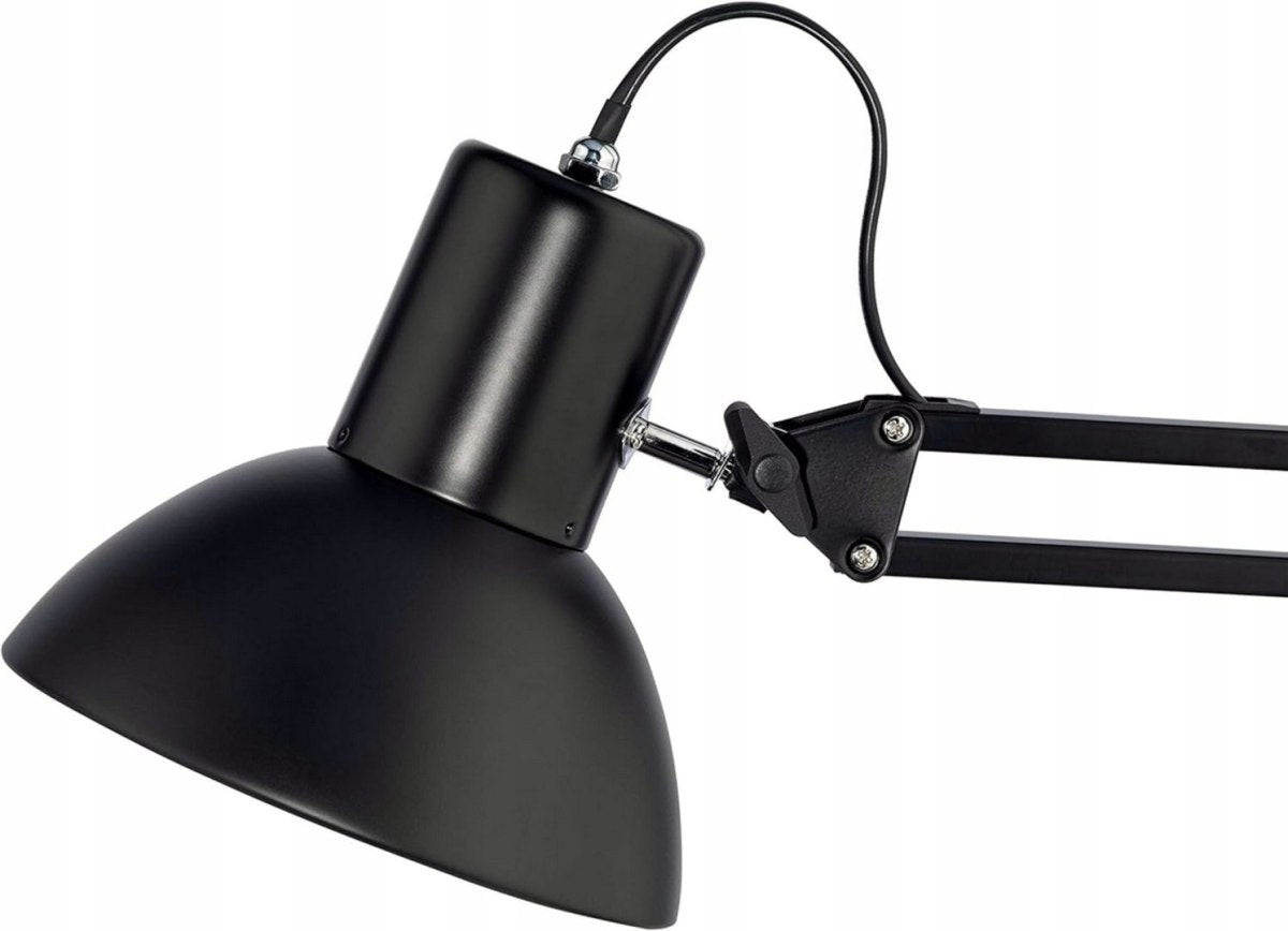 Klasyczna lampka biurkowa kreślarska z uchwytem na biurko