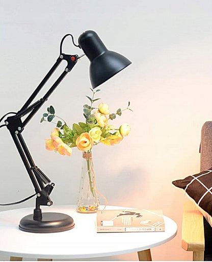 Klasyczna lampka biurkowa kreślarska z uchwytem na biurko
