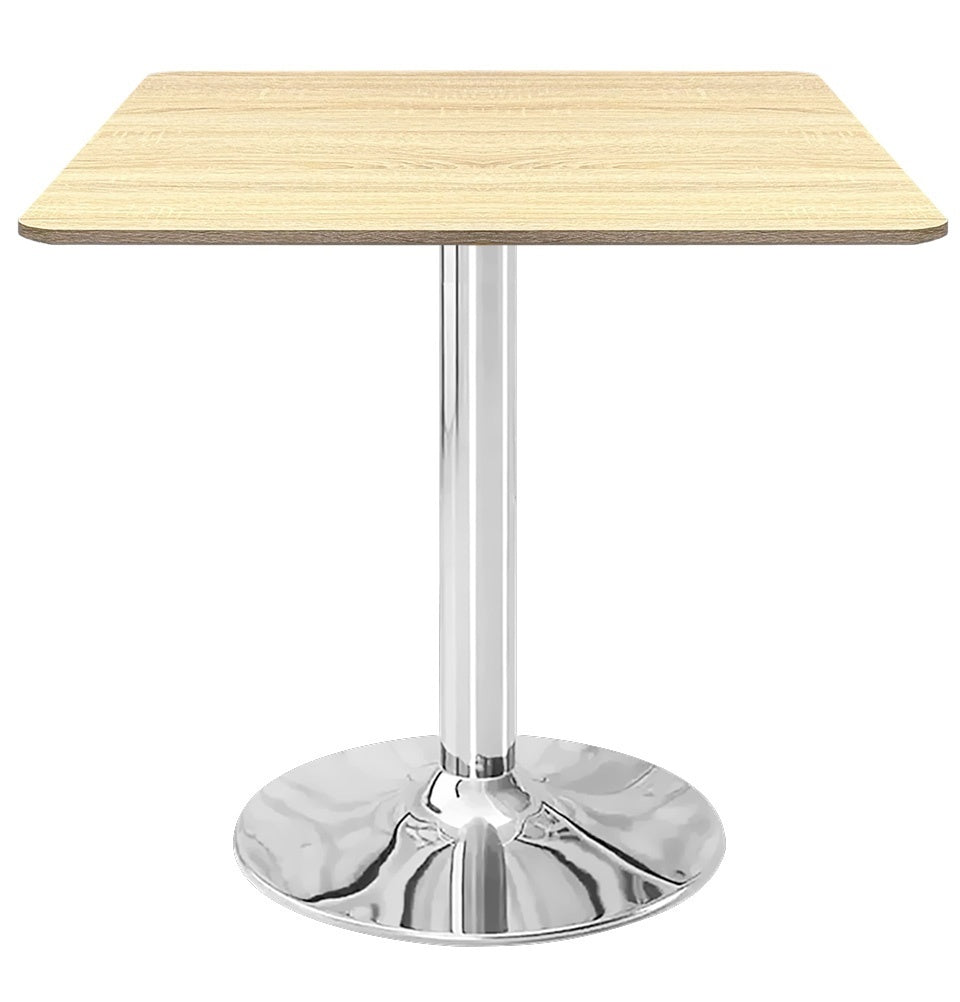 Stół skandynawski kwadratowy TORI Light Wood 70 SILVER