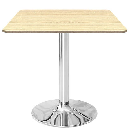 Stół skandynawski kwadratowy TORI Light Wood 70 SILVER