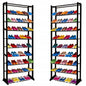Półka na buty metalowa – regał stojak na obuwie 30 par