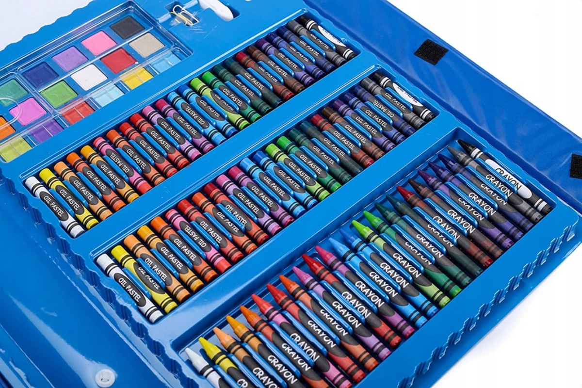 Zestaw do malowania dla dzieci w walizce – 208 elementów