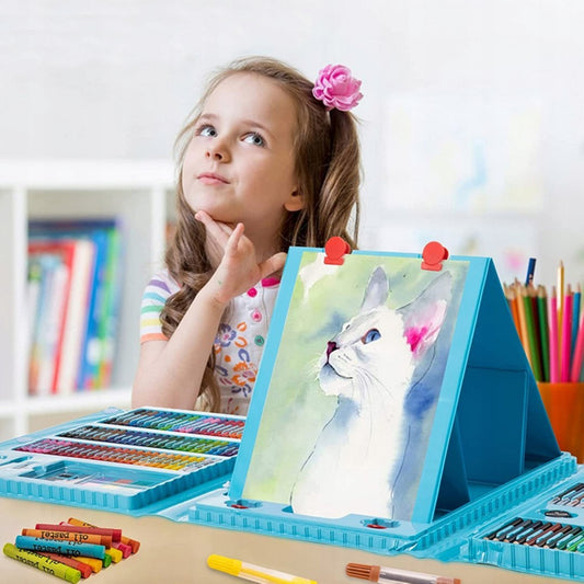 Zestaw do malowania dla dzieci w walizce – 208 elementów