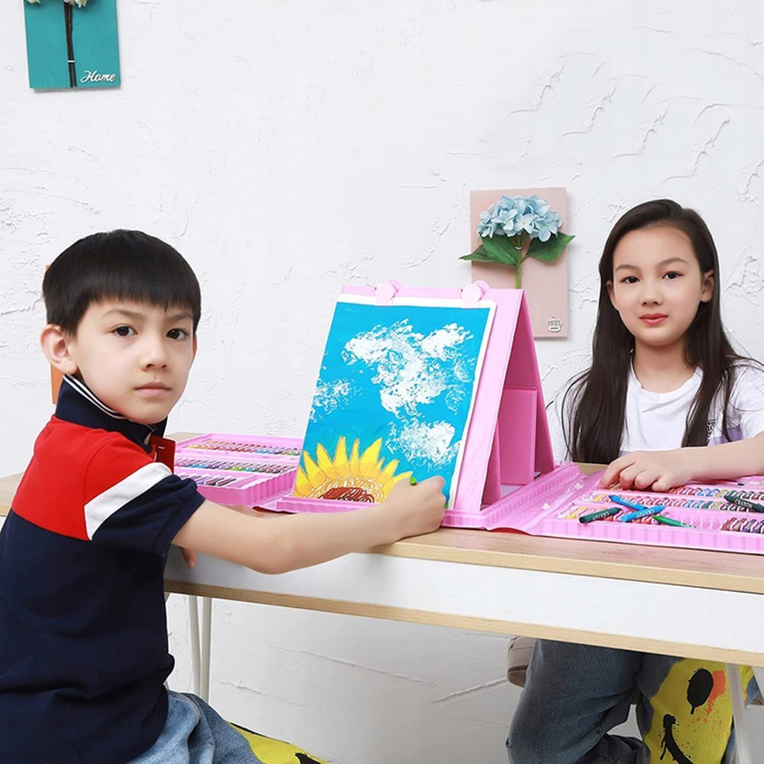 Zestaw do malowania dla dzieci w walizce – 208 elementów